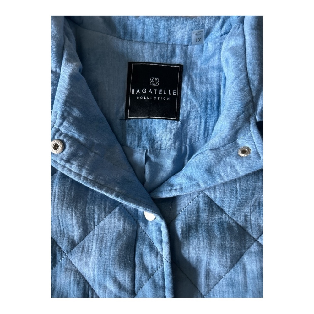 Bagatelle Blue Quilted Utility Jacket - Picture 2 of 5